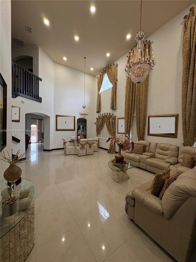 15375 SW 93rd Ln, Miami, FL 33196 - building lobby featuring recessed lighting and a towering ceiling