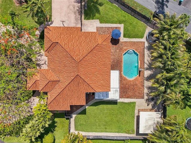 11898 SW 74th Ter, Miami, FL 33183 - view from above of property with a pool