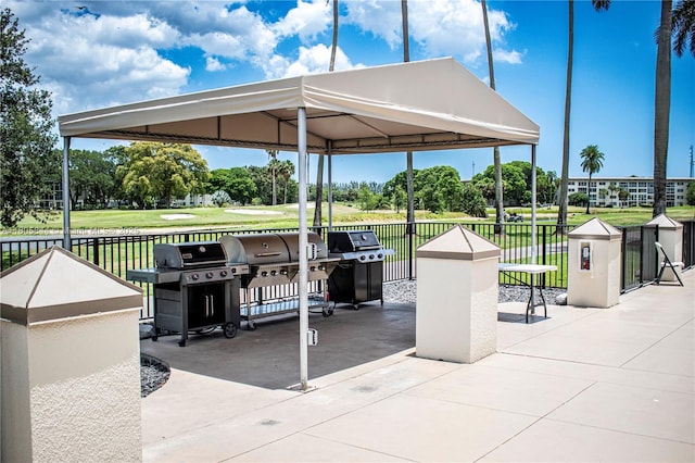 4501 Martinique Way # C1, Coconut Creek, FL 33066 - view of patio / terrace with a grill and a gazebo