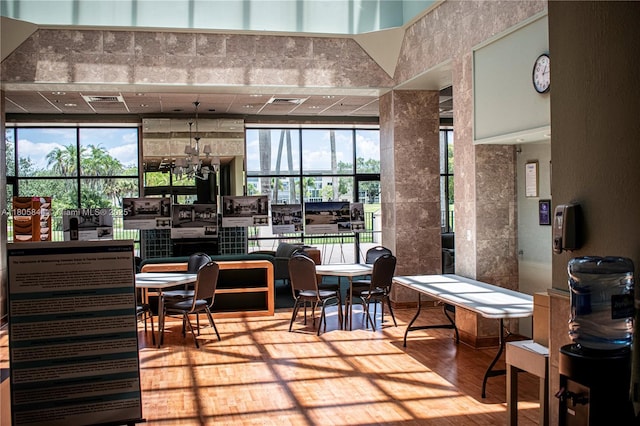 4501 Martinique Way # C1, Coconut Creek, FL 33066 - dining room with wood finished floors