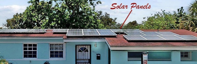 18502 NW 23rd Ct, Miami Gardens, FL 33056 - view of front of home with solar panels
