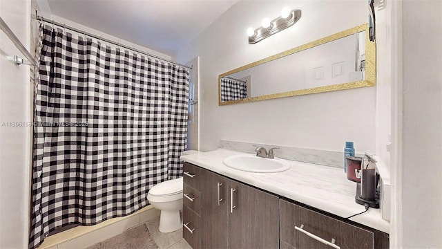 18502 NW 23rd Ct, Miami Gardens, FL 33056 - bathroom featuring vanity, tile patterned floors, and a shower with curtain