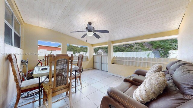 18502 NW 23rd Ct, Miami Gardens, FL 33056 - sunroom with vaulted ceiling