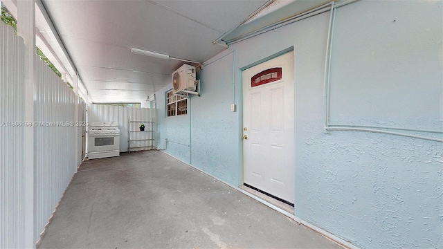18502 NW 23rd Ct, Miami Gardens, FL 33056 - garage featuring a textured wall