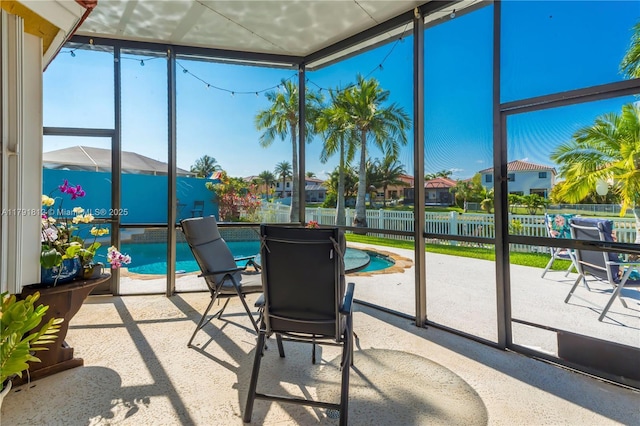 1060 NW 192nd Ave, Pembroke Pines, FL 33029 - sunroom with a residential view