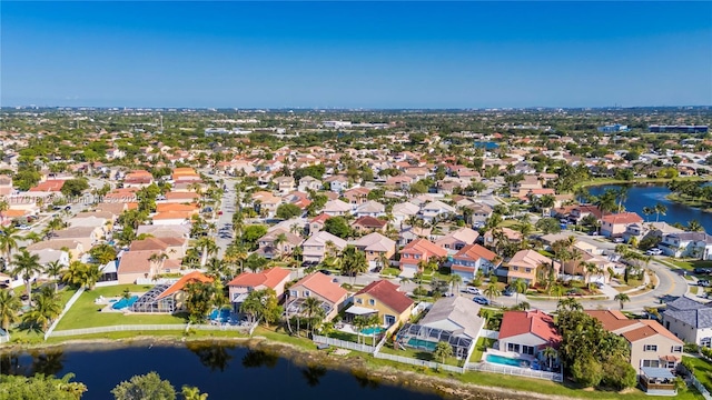 1060 NW 192nd Ave, Pembroke Pines, FL 33029 - aerial view of property and surrounding area featuring nearby suburban area