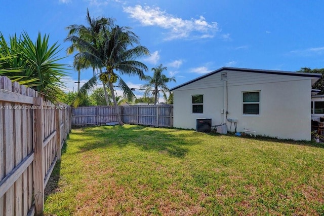 1222 14th Ct S, Lake Worth, FL 33460 - view of yard with cooling unit