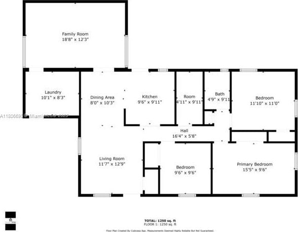 1222 S 14th Ct S, Lake Worth, FL 33460 - home floor plan
