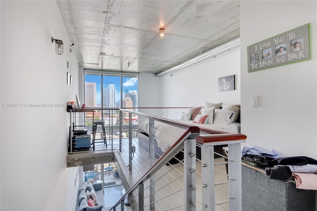 690 SW 1st Ct Unit 2109, Miami, FL 33130 - corridor with a view of skyline and expansive windows