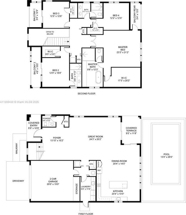 2405 SW 62nd Ave, Miami, FL 33155 - property floor plan