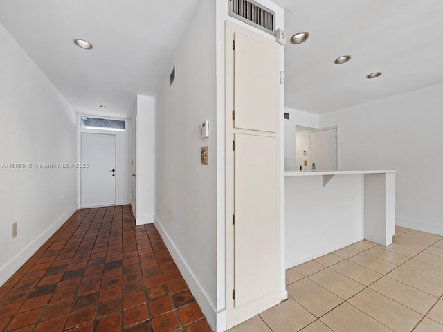 16380 Briar Patch Pl, Miami Lakes, FL 33014 - corridor with recessed lighting and baseboards