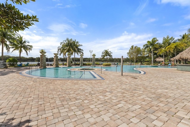 2641 N Flamingo Rd Unit 2408N, Sunrise, FL 33323 - community pool featuring a patio