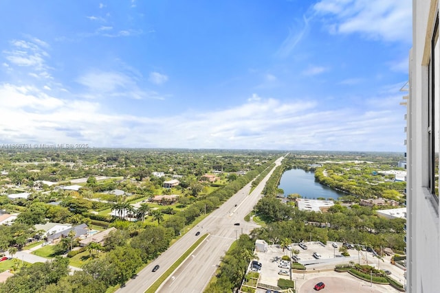 2641 N Flamingo Rd Unit 2408N, Sunrise, FL 33323 - aerial view of a nearby body of water and a major roadway
