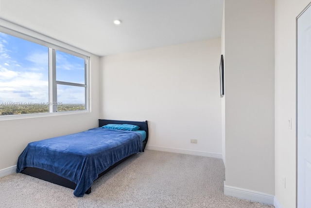 2641 N Flamingo Rd Unit 2408N, Sunrise, FL 33323 - carpeted bedroom featuring baseboards and recessed lighting