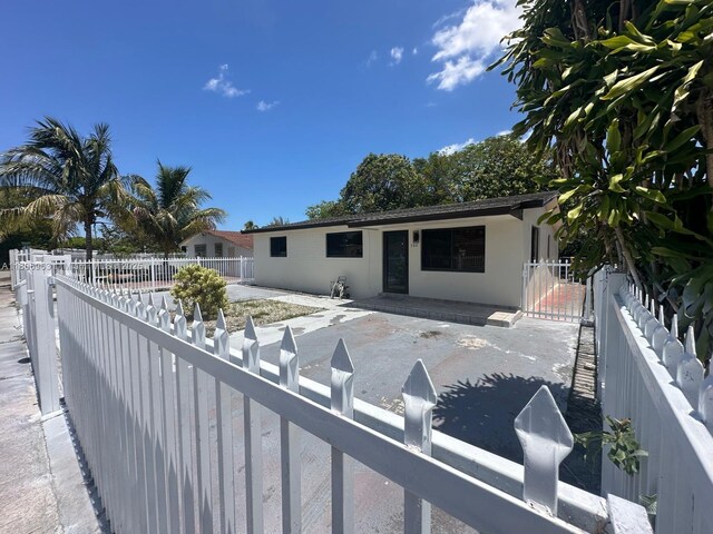 732 Burlington St, Opa-Locka, FL 33054 - view of front of property featuring a patio
