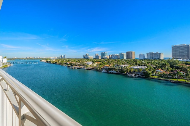 9751 E Bay Harbor Dr Unit 9C, Bay Harbor Islands, FL 33154 - water view featuring skyline