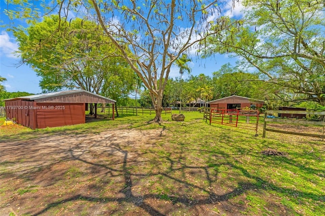 22800 SW 157th Ave, Miami, FL 33170 - view of yard featuring an outbuilding and an exterior structure