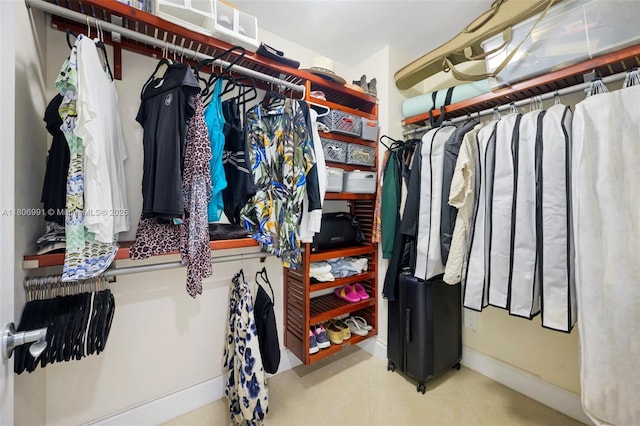 1945 S Ocean Dr Unit 404, Hallandale Beach, FL 33009 - spacious closet with tile patterned floors
