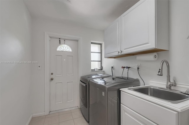 9620 E Calusa Club Dr, Miami, FL 33186 - washroom with cabinet space, separate washer and dryer, and light tile patterned floors