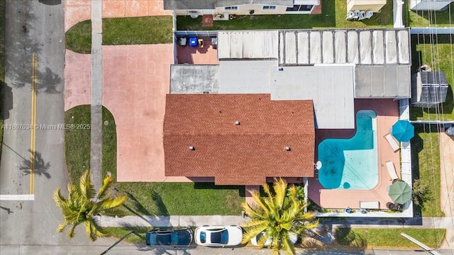 7601 Simms St, Hollywood, FL 33024 - bird's eye view of a pool area