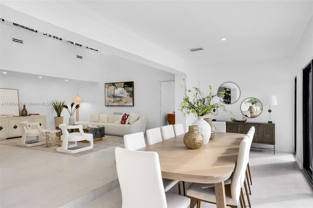 210 NE 107th St, Miami Shores, FL 33161 - dining space with recessed lighting