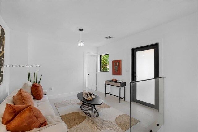 210 NE 107th St, Miami Shores, FL 33161 - living area with baseboards