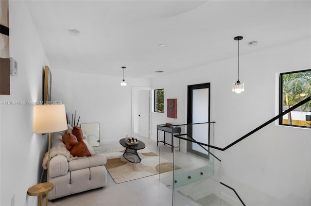 210 NE 107th St, Miami Shores, FL 33161 - living room featuring tile patterned flooring