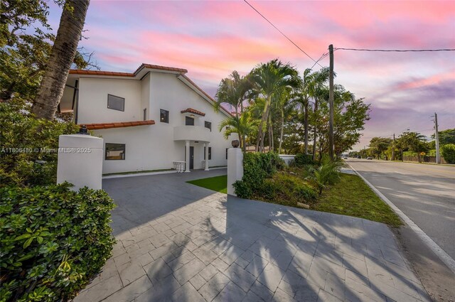 210 NE 107th St, Miami Shores, FL 33161 - mediterranean / spanish-style home with stucco siding and a tile roof