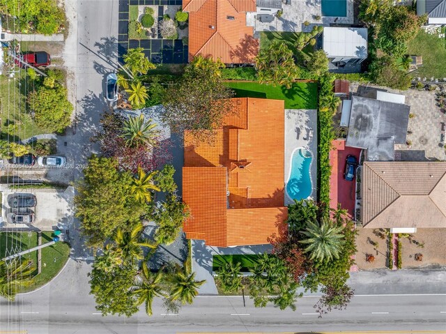 210 NE 107th St, Miami Shores, FL 33161 - drone / aerial view of a pool area