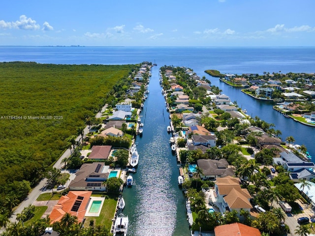 1051 San Pedro Ave, Coral Gables, FL 33156 - aerial perspective of suburban area with a nearby body of water