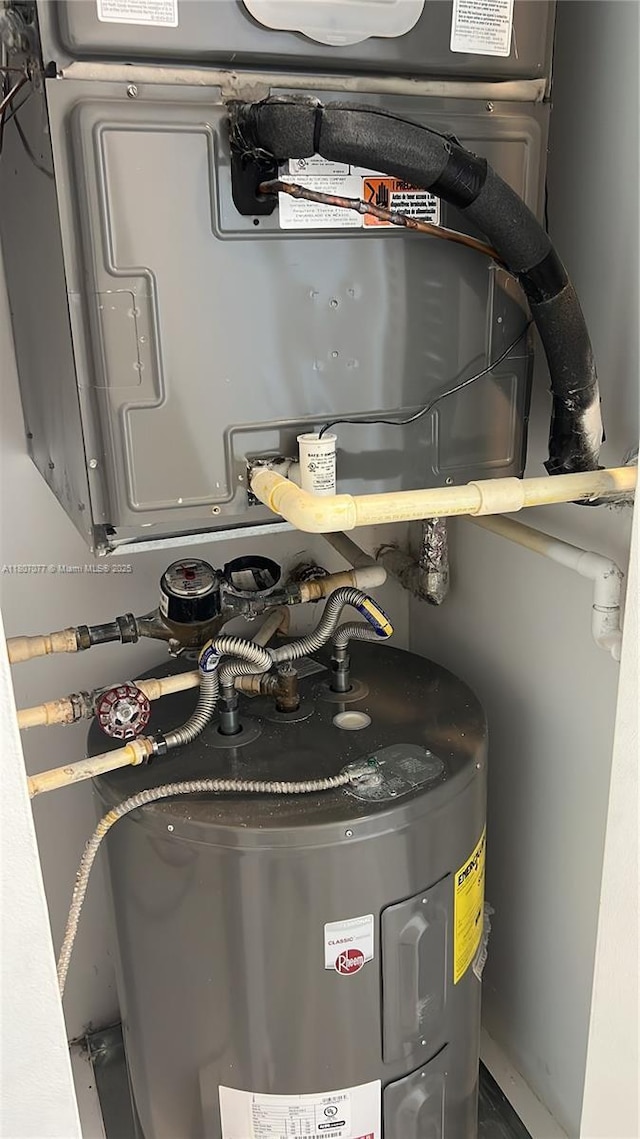 17150 N Bay Rd Unit 2814, Sunny Isles Beach, FL 33160 - utility room with water heater