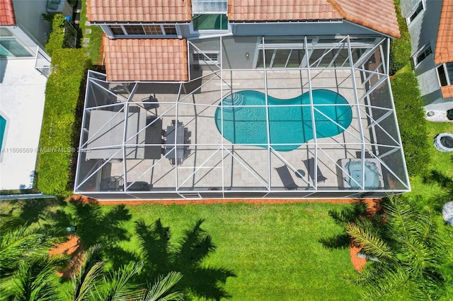 594 Spinnaker, Weston, FL 33326 - aerial view of a pool