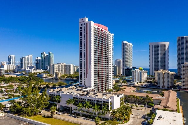 2602 E Hallandale Beach Blvd Unit R407, Hallandale Beach, FL 33009 - skyline view featuring a nearby body of water