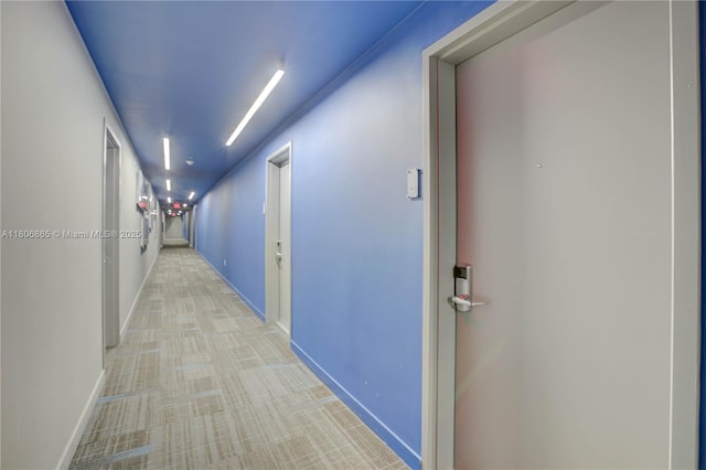 2602 E Hallandale Beach Blvd Unit R407, Hallandale Beach, FL 33009 - hallway featuring baseboards