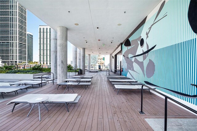 398 NE 5th St Unit 4518, Miami, FL 33132 - exterior space with a city view