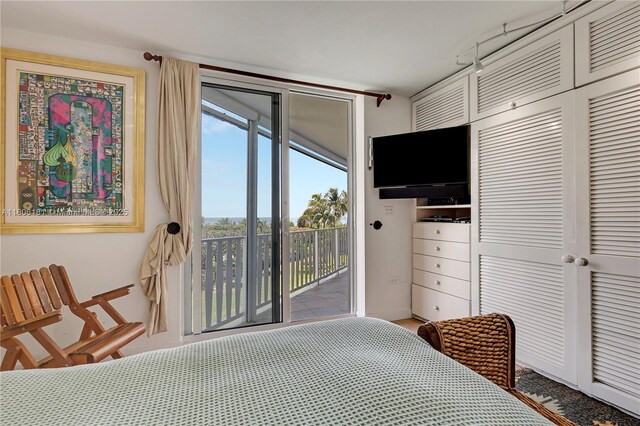 200 Ocean Lane Dr Unit 305, Key Biscayne, FL 33149 - bedroom featuring access to exterior
