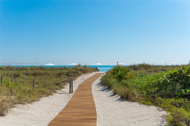 200 Ocean Lane Dr Unit 305, Key Biscayne, FL 33149 - view of property's community with view of water and beach