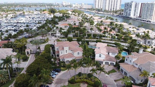 826 E Spinnaker Dr E, Hollywood, FL 33019 - view of urban area with a nearby body of water and nearby suburban area