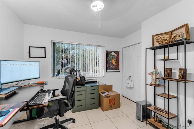 10020 SW 145th Pl, Miami, FL 33186 - home office with light tile patterned floors