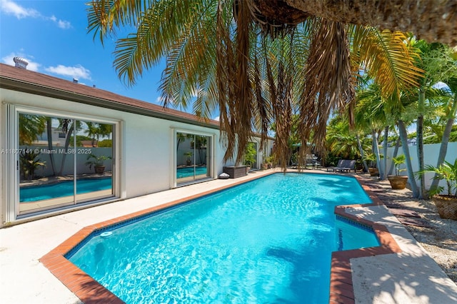 10020 SW 145th Pl, Miami, FL 33186 - view of pool featuring a patio area and a fenced backyard