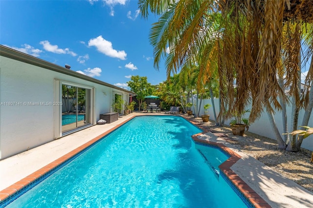10020 SW 145th Pl, Miami, FL 33186 - view of pool with a fenced backyard and a patio