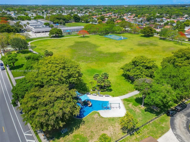 10020 SW 145th Pl, Miami, FL 33186 - bird's eye view of a pool area