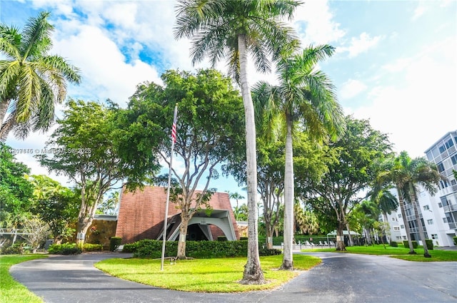1425 Atlantic Shores Blvd Unit 204, Hallandale Beach, FL 33009 - view of property featuring asphalt driveway
