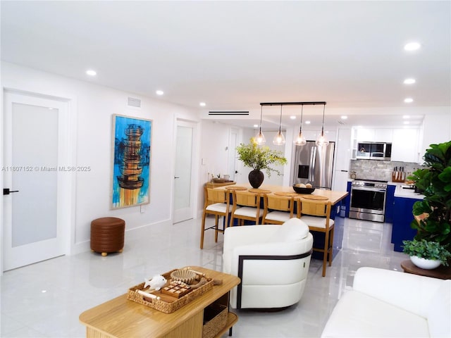 5701 Collins Ave Unit 1619, Miami Beach, FL 33140 - living room with recessed lighting