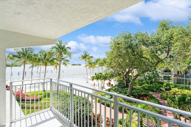 750 NE 64th St Unit B308, Miami, FL 33138 - balcony with a water view