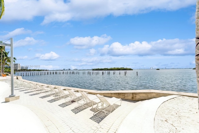 750 NE 64th St Unit B308, Miami, FL 33138 - view of swimming pool with a water view