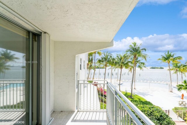 750 NE 64th St Unit B308, Miami, FL 33138 - balcony with a water view