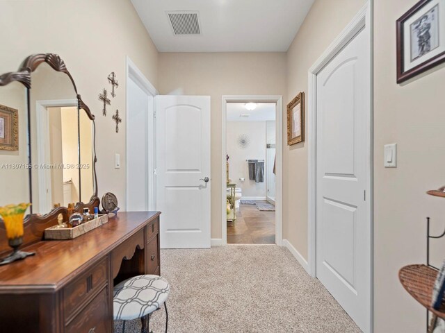 15150 SW 240th St, Homestead, FL 33032 - hall with carpet and baseboards