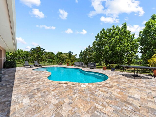 15150 SW 240th St, Homestead, FL 33032 - outdoor pool featuring a patio area