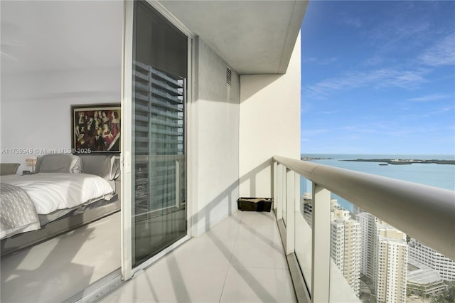 475 Brickell Ave Unit 4711, Miami, FL 33131 - balcony featuring a water view